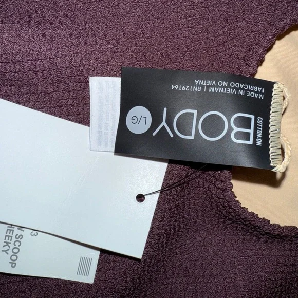 Cotton On Body One Piece Swimsuit Thin Strap Low Scoop Cheeky Willow Brown large - Picture 5 of 5